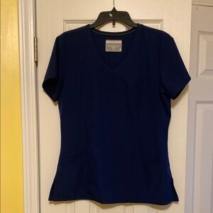 Navy Women's Scrub Top